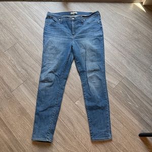 Madewell 10in high-rise skinny jeans size 33